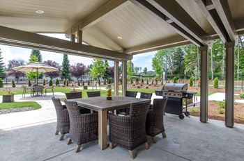 Picnic area with barbecue